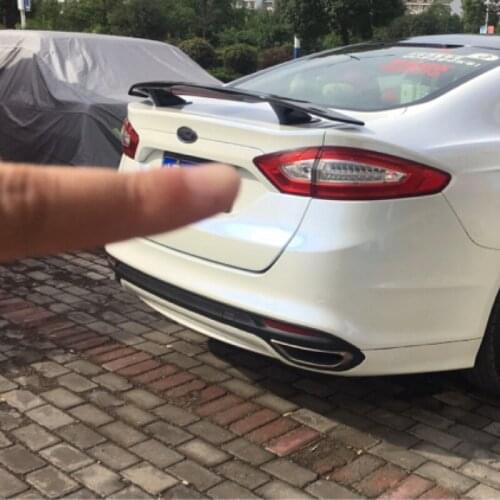 SHCHCG For Ford Mondeo 2013 2014 2015 2016 2017 ABS Plastic Unpainted Primer Color Rear Spoiler Rear Trunk Wing Car Accessories