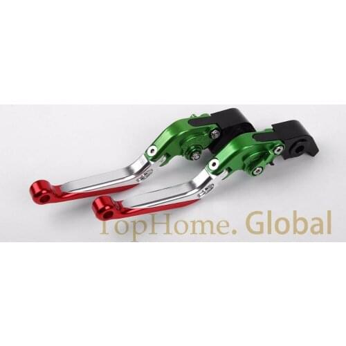 Foldable Extendable Brake Clutch Levers For Aprilia RSV MILLE /R 1999-2003 CNC Green/Siver/Red 00 01 02