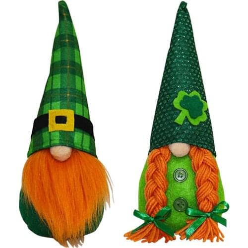 St Patricks Day Tomte Gnome Room Decor Irish Lucky Elf Plushie Bring Good Luck Perfect Gift For Family