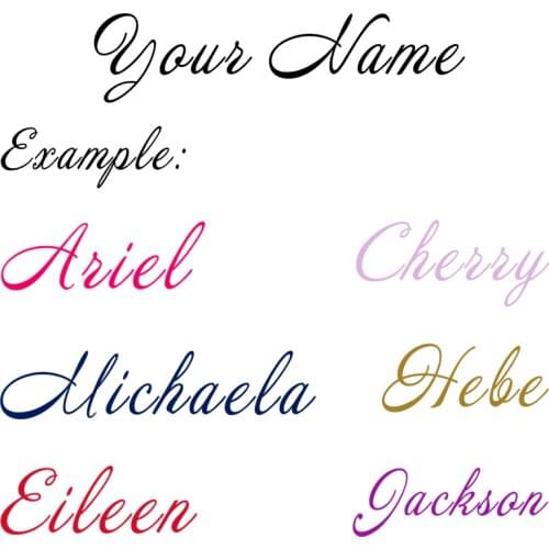 YOUR NAME Vinyl Decal Sticker Car Laptop Window Custom Name Personalized Lettering Door Boys Girls Children Nursery Home Decor