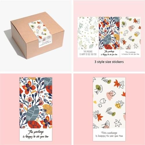 10-50Pcs/pack This Package Is Happy To See You Too Stickers Seal Labels Thank You Sticker For Exquisite Goods Decor Labels