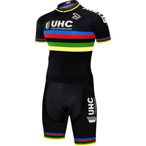 2020 pro Team UHC cycling jersey mens summer cycling skinsuit outdoor skinsuits short sleeve bicycle jersey triathlon Speedsuit
