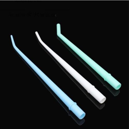 25pcs/bag Dental Saliva Ejector Tips Disposable Surgical Aspirator Tip Plastic Curved Head Autoclavable Suction Tube 1/4 1/8