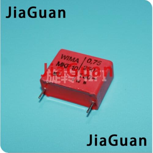 4PCS RED WIMA MKP10 0.75UF 250V p22.5mm original new MKP-10 754/250V audio 750nf film 754 PCM22.5 hot sale