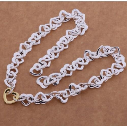 AN647 Trendy wholesale Necklace, fashion jewelry Heart of hearts /cbeaksla caoakrva