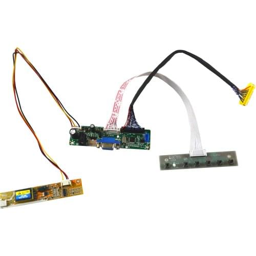 Free Shipping V.M70A VGA LCD Controller Board Kit for LTM10C353 10 Inch 1280x600 CCFL LVDS 14 Pins