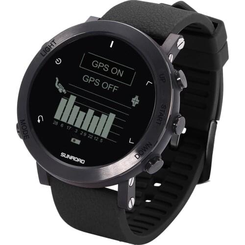 Men Digital Watch with GPS Heart Rate Bluetooth Smart Swim Climb Outdoor Sports Watches Clock Waterproof Casual Reloj Hombre