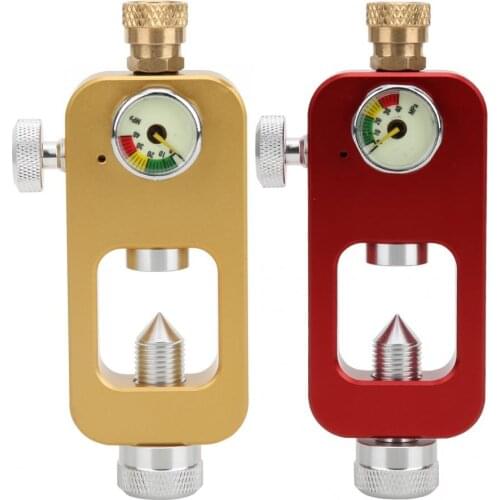 Diving Scuba Cylinder Adapter with Pressure Gage 8mm Oxygen Tank Bottle Connector Underwater Snorkeling Air Tanks Refill Adapter