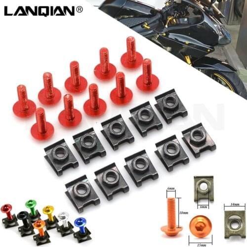 Motorcycle Fairing Screws Fastener Clips Body Spring Nut Bolts Kit For Honda CB190R CB1300 ABS CB1000 SC30 CB1300 X4 SC38 Parts