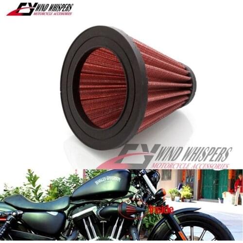 Modified Air Cleaner Replacement Filter Element For Harley Rocker Softail Super Glide,Street Bob,Low Rider,Fat Bob,XL 883 1200