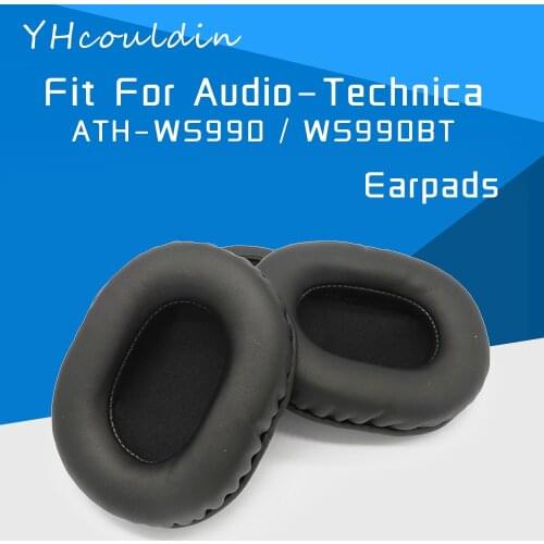 Earpads For Audio Technica ATH-WS990 ATH-WS990BT WS990 WS990BT Headphone Accessaries Replacement Ear Cushions Material