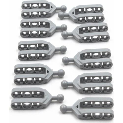 MOC Technic 10pcs Technic STEERING KN. ARM W B. DIA5,9 compatible with lego