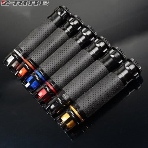 Universal 7/8'' 22MM handle grips handlebar grip and ends For Yamaha Kawasaki Suzuki Honda BMW Motorcycle Accessories