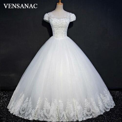 VENSANAC Satin Wedding Dresses
