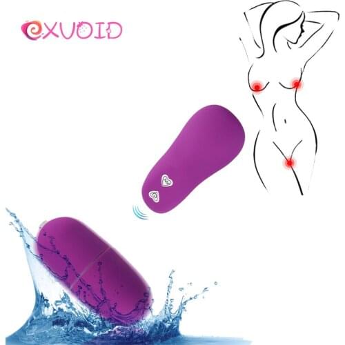 EXVOID wireless remote control vibrators Jump Egg Female Clitoral Stimulator Vaginal G-spot Massager Sex Toy for women