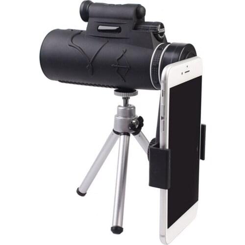 Waterproof Monoculars Magnification 8X HD Telescope 50x60 With Lamp Lighting Lens High Power HD View Monocular with Accessories