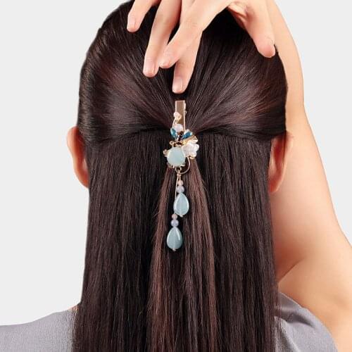 1pcs Ancient Chinese Style Hair Clip Retro Classical Hairpin Step Shake Tassel Hair Accessories Women Girl Gift