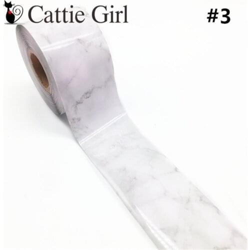 1Roll 100m White Marble Stone Nail Foil Transfer Paper Japanese Nails Design Nail Art Stickers Marbling Foils Decals Q-3