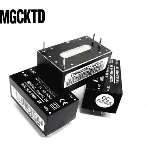 5 pcs HLK-PM03 AC-DC 220V to 3.3V Step Down Buck Power Supply Module Intelligent Household Switch Converter