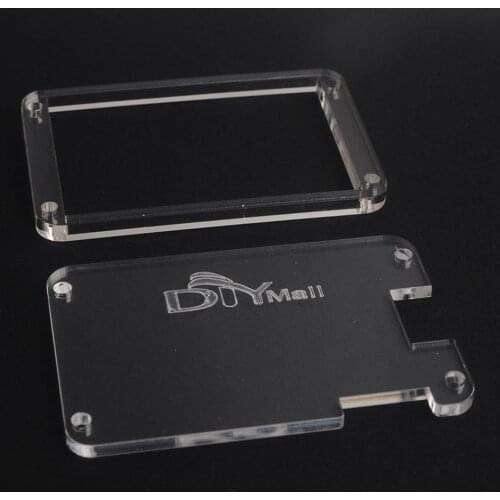2.4" Acrylic Transparent Clear Case Enclosure for Nextion 2.4 inch HMI Touch Display LCD Screen (Basic Version) FZ1716-C