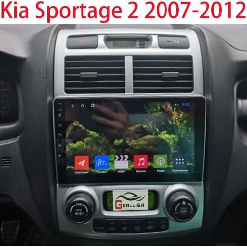 For Kia Sportage 2 2007-2012 JE KM Android Auto Autoradio Bluetooth Apple Carplay Wireless Car Audio Radio 1 Din Gps Coche Wifi