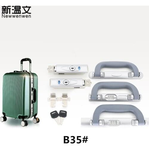 B35# Aluminum frame lock TSA Lock Luggage Suitcase Bag Code Lock Combination Lock