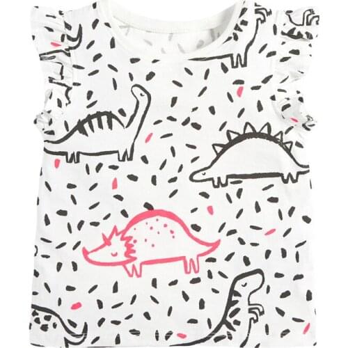 Bambino 2021 New Tees of Children 2-7 Years Pure Cotton T shirt for Kids Boys Dinosaur Tops Clothing Baby Clothes Child Costume