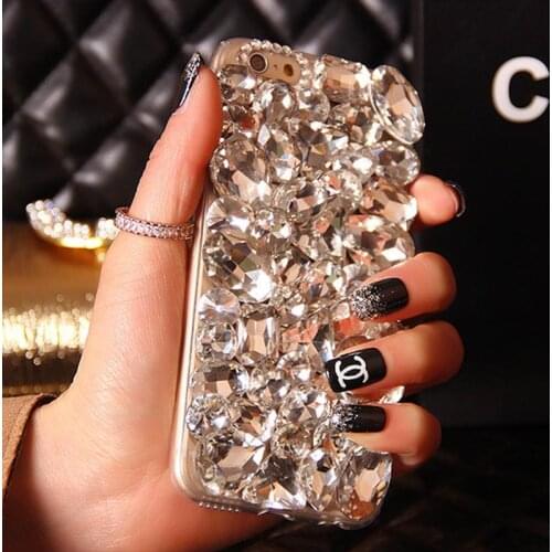 Bling Crystal Rhinestone Diamond Phone Case Cover For Iphone 8 X XR XS Max 6 Plus 7 5S 5C 4S Samsung Galaxy Note 5 4 3 2 S6 S8