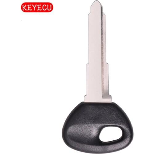 Keyecu Transponder Key Fob for MAZDA Uncut With Genuine 4D63 40Bit Transponder Chip