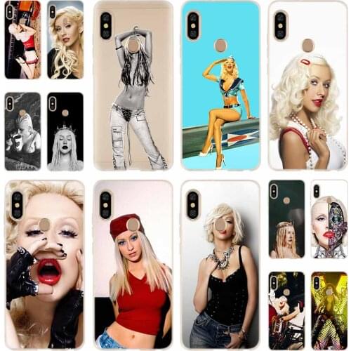 Christina Aguilera Fashion Soft TPU Case For Xiaomi Redmi Note 10 9 8 7 6 5 Pro Max 10S 9S 9T 8T note10 Cover