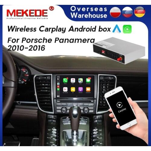 Decoder Box for Porsche Panamera 2010-2018 PCM3.1 PCM4.0 Wireless Apple Carplay Android Auto support Mirror Link