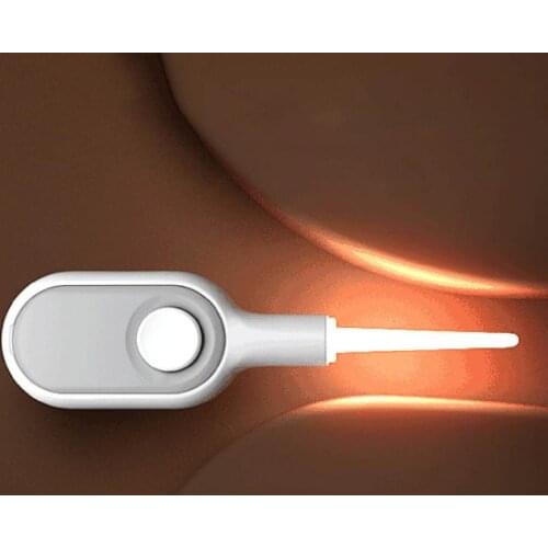 Baby Earwax Remover Luminous Ear Picking Spoon Cleaner Tool Set with LED light