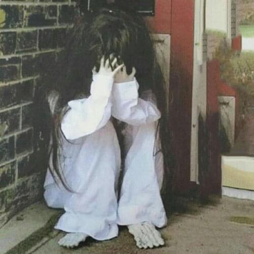 Halloween Decoration Props Voice Control Crying Ghost Scary Ghost Baby Ornaments Halloween Decor Horror Props Party DIY Decor