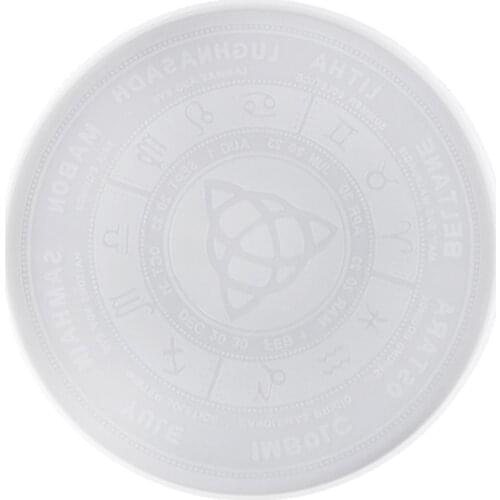 BMBY-Tarot Divination Mat Resin Mold,Tray Mold for Resin,Constellation Compass Mat Silicone Mold,Epoxy Molds for Home Decor