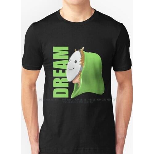 Dream Um T Shirt 100% Pure Cotton Dream Gamer Boy Gamer Game Games Video Game Video Games Mcyt Youtube Youtubers Twitch