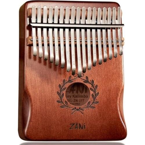 ZANi 17 Keys Kalimba Thumb Piano with Engraved Notes Olive Branch Finger Piano Musical Instrument for Kids Beginner,Etc