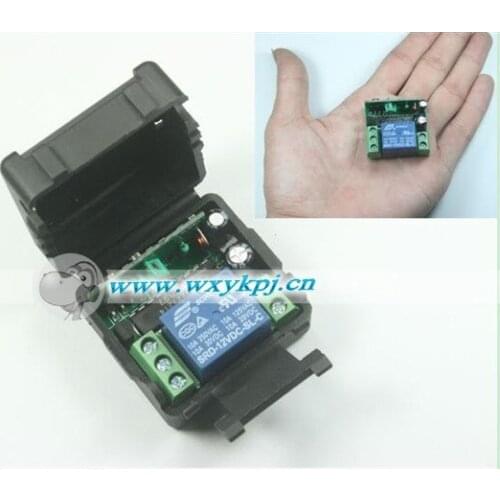 Hot !1CH 315/433MHZ Waterproof RF Unviewable Wireless Remote Control Switch /Receiver Mini Size for car /door /wiidow /entrance