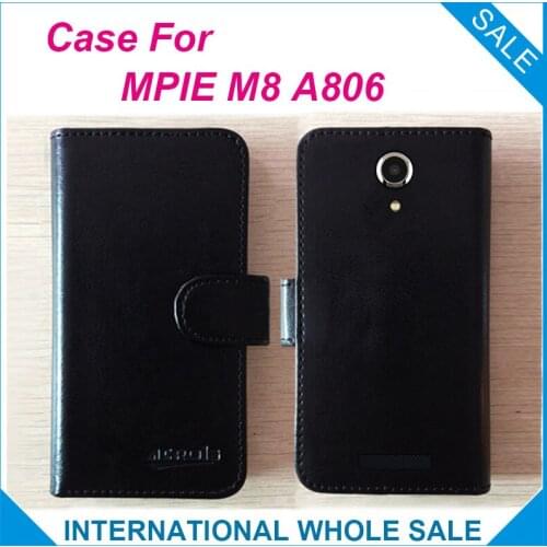 Hot! 2016 Factory Price,MPIE M8 Case High Quality new style Flip Leather Exclusive Cover For MPIE M8 A806 tracking number
