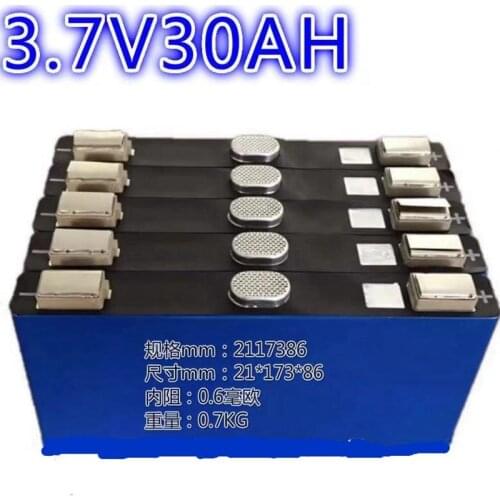 1ps 3.7v 30Ah Lithium Li-ion Cell High Rate 150A 3.7v 30ah 90A for Diy Pack Power Tool Car EV RV Storage Energy 36v Bike