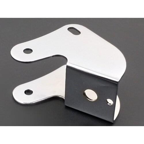 Motorcycle Chrome Headlight Bracket Adapter Holder Mount Cruiser Chopper Bobber Touring For Harley