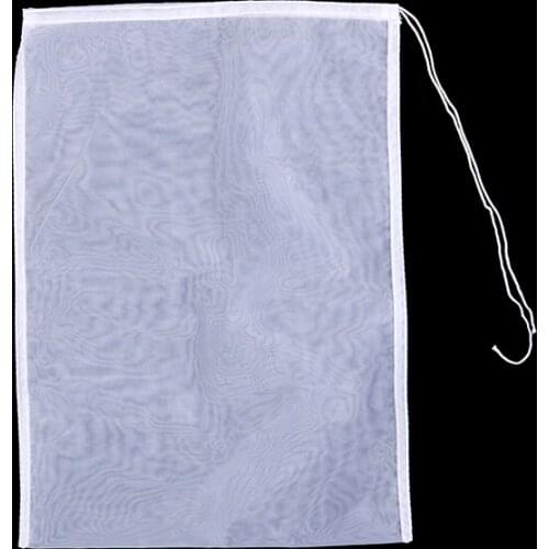 Food Nut Milk Bag Fruit Juice Nylon Mesh Strain Bag Herb Liquid Filter Bag