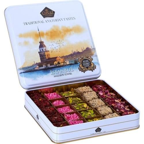 Gift Metal In The Box king delight 500g Mixed special Antep Pistachio, Nut and walnut
