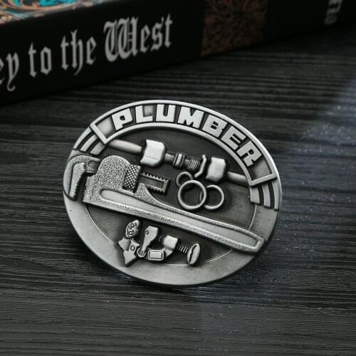 Western tool belt buckle mens wild casual zinc alloy belt accessories