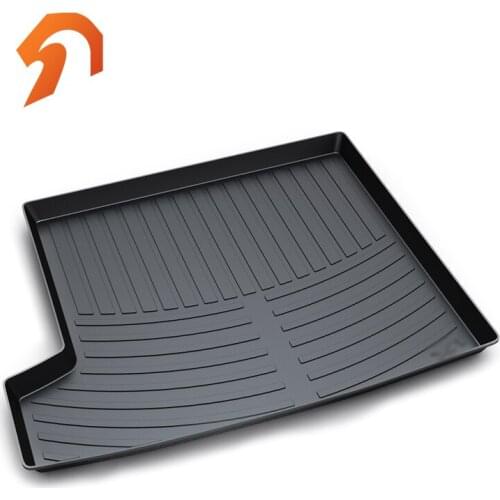 Rubber Rear Trunk Cover Cargo Liner Trunk Tray Floor Mat For BMW X1 e48 2011 2012 2013 2014 Car Floor Trunk Carpet Liners Mats