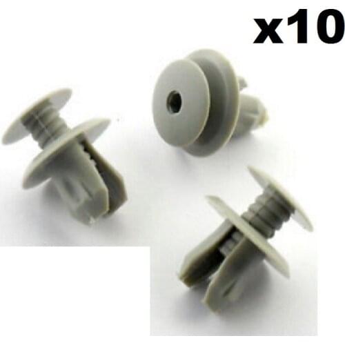 10x For FORVW Volkswagen T4 T5 Transporter Eurovan Light Grey Trim Panel Lining Clips