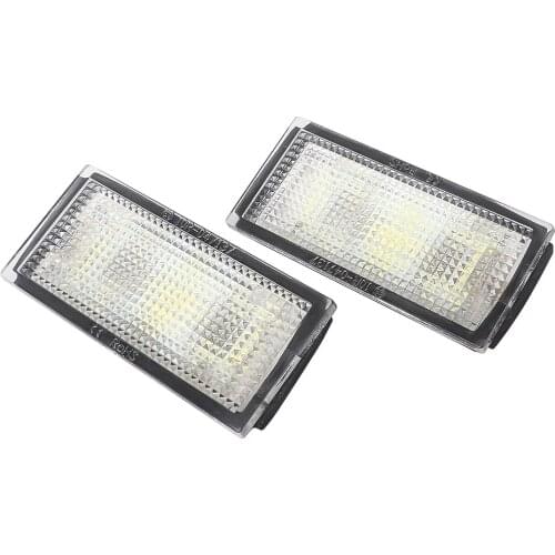 2PCS Car LED Number License Plate Light Lamp For BMW 7 Series E65 E66 2006-2008