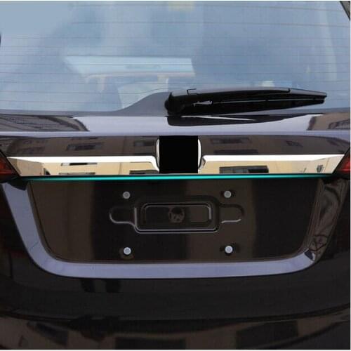 2017 ACCESSORIES FIT FOR Honda HR-V / VEZEL 2014-2016 CHROME REAR BOOT DOOR TRUNK LID COVER TRIM TAILGATE GARNISH MOLDING BAR