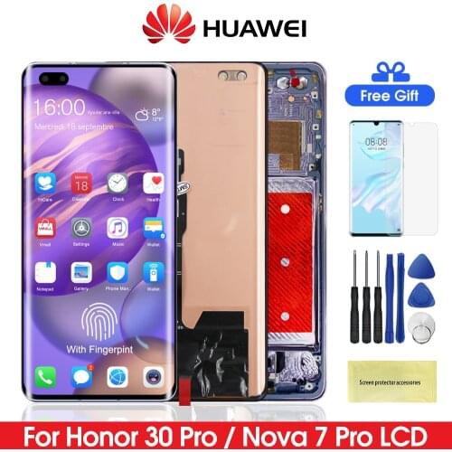 6.57'' Nova 7 Pro Nova7 Pro Lcd For Huawei Honor 30 Pro LCD Display Touch Screen Digitizer Assembly Parts For Honor 30Pro Lcd
