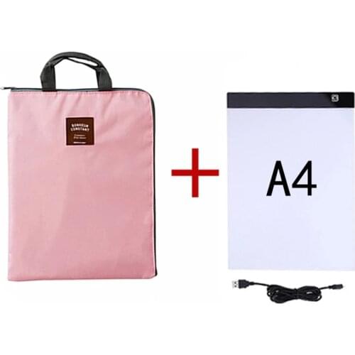 Diamond Painting Storage Bag Led Pad Kits A4/A5-Size Three Level Dimmable Led Light Pad for Diamond Painting Embroidery