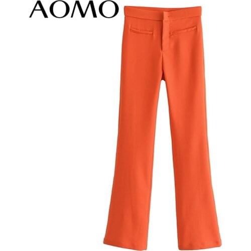 AOMO Women's Flared Trousers